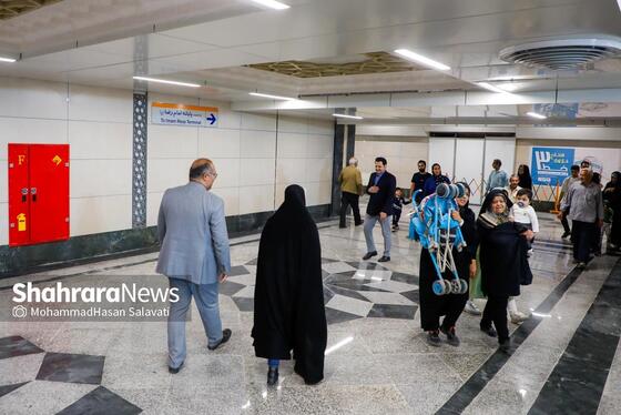 گزارش تصویری | آغاز مسافرگیری فاز یک خط۳ مترو مشهد