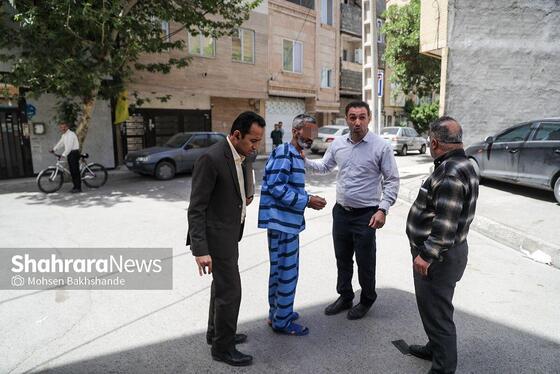 گزارش تصویری | بازسازی صحنه قتل در خیابان شهید کریمی مشهد