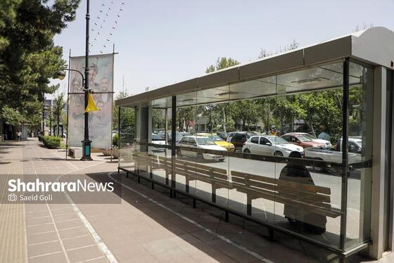 گزارش تصویری | فضاسازی شهری به مناسبت اولین سالگرد شهدای خدمت در مشهد