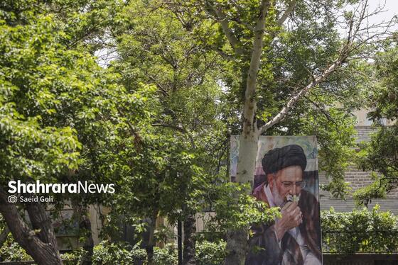 گزارش تصویری | فضاسازی شهری به مناسبت اولین سالگرد شهدای خدمت در مشهد