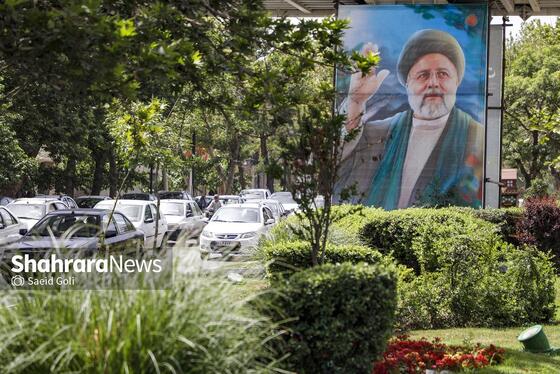 گزارش تصویری | فضاسازی شهری به مناسبت اولین سالگرد شهدای خدمت در مشهد
