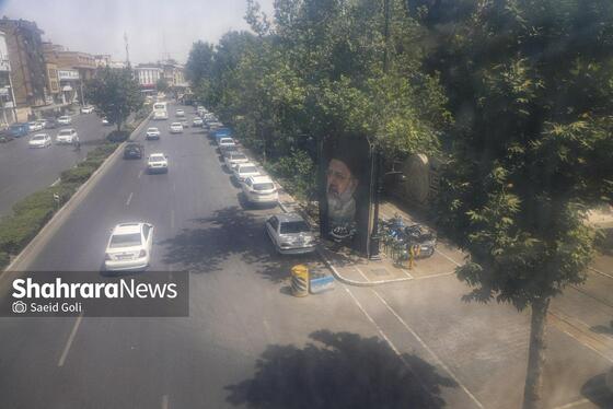 گزارش تصویری | فضاسازی شهری به مناسبت اولین سالگرد شهدای خدمت در مشهد