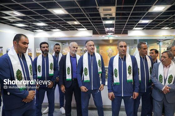 گزارش تصویری | مراسم اهدای کاپ قهرمانی تیم ملی والیبال به موزه آستان قدس رضوی (۲۹ اردیبهشت ۱۴۰۴)