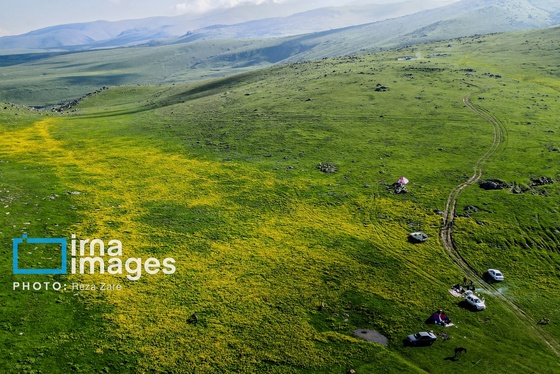 ایران زیباست | طبیعت بهاری دامنه کوه سبلان