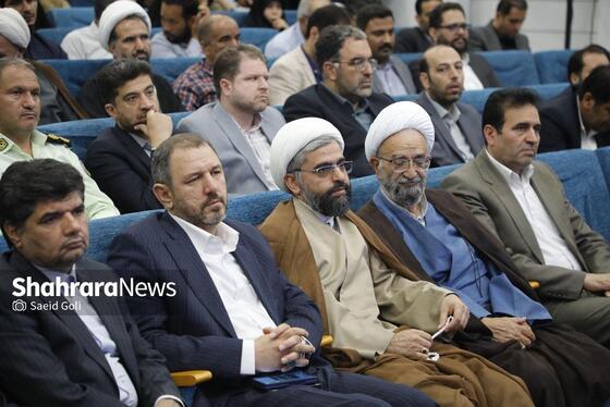 گزارش تصویری | آیین بهره‌برداری از فرهنگسرای بهرمان، بوستان رستگار مقدم و نهضت آسفالت ۱۱۰ معبر سطح منطقه ۵ مشهد