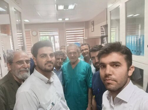 انجام عمل قلب در تبریز توسط پزشکیان + عکس