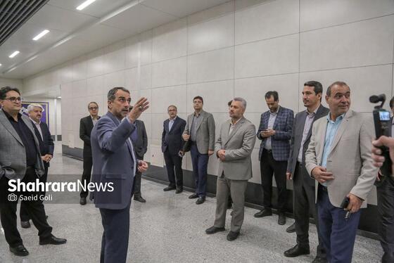 گزارش تصویری | بازدید میدانی مدیران شهرداری مشهد از فعالیت فاز یک خط سه مترو (۵ خرداد ۱۴۰۴)