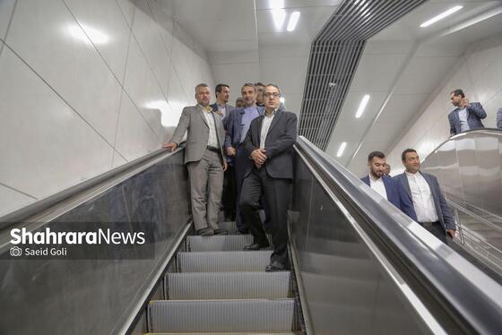 گزارش تصویری | بازدید میدانی مدیران شهرداری مشهد از فعالیت فاز یک خط سه مترو (۵ خرداد ۱۴۰۴)