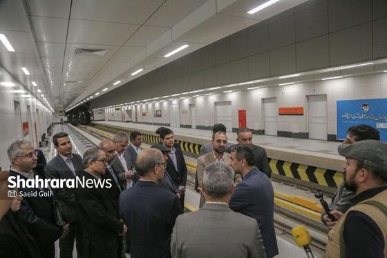 گزارش تصویری | بازدید میدانی مدیران شهرداری مشهد از فعالیت فاز یک خط سه مترو (۵ خرداد ۱۴۰۴)