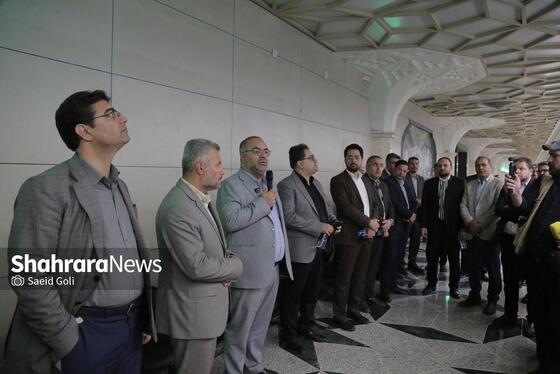 گزارش تصویری | بازدید میدانی مدیران شهرداری مشهد از فعالیت فاز یک خط سه مترو (۵ خرداد ۱۴۰۴)