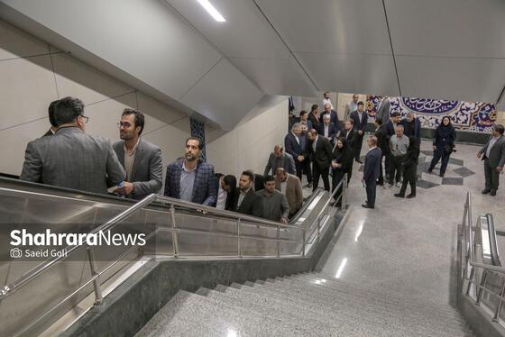 گزارش تصویری | بازدید میدانی مدیران شهرداری مشهد از فعالیت فاز یک خط سه مترو (۵ خرداد ۱۴۰۴)