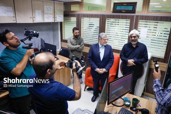 گزارش تصویری | بازدید محمدرضا قلندر شریف شهردار مشهد از موسسه فرهنگی شهرآرا