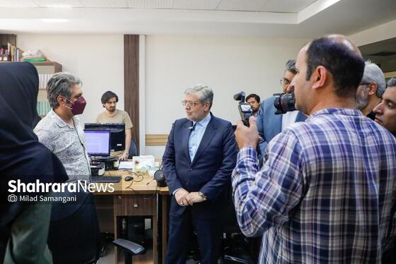 گزارش تصویری | بازدید محمدرضا قلندر شریف شهردار مشهد از موسسه فرهنگی شهرآرا