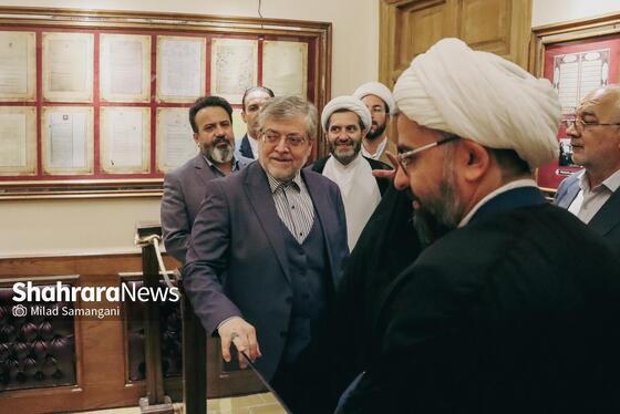 گزارش تصویری | آیین بهره‌برداری از خانه‌‌موزه ملک مشهد
