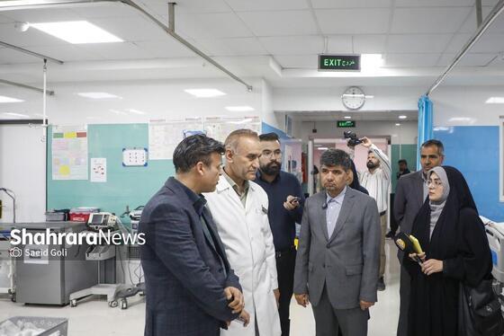 گزارش تصویری | بازدید سرزده فرماندار مشهد از بیمارستان شهیدکامیاب (اورژانس سزاوار)