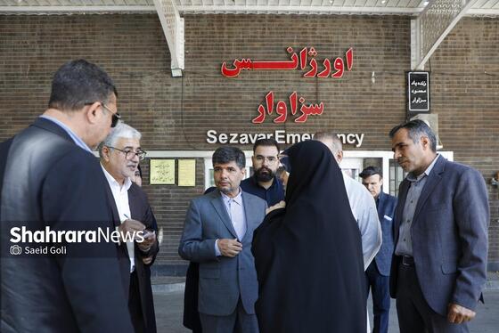گزارش تصویری | بازدید سرزده فرماندار مشهد از بیمارستان شهیدکامیاب (اورژانس سزاوار)