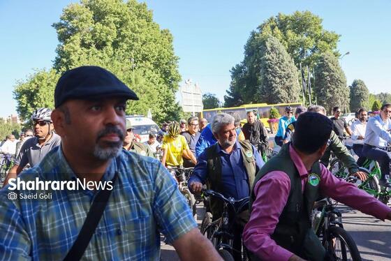گزارش تصویری | روز جهانی دوچرخه‌سواری در مشهد