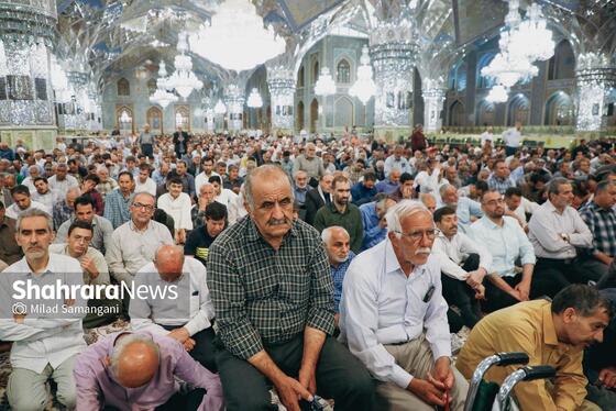 گزارش تصویری | اقامه نماز عید قربان در حرم رضوی (۱۶ خرداد ۱۴۰۴)