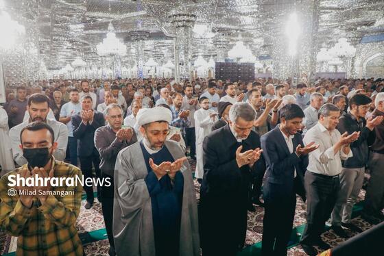 گزارش تصویری | اقامه نماز عید قربان در حرم رضوی (۱۶ خرداد ۱۴۰۴)