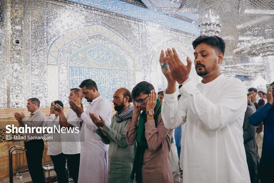 گزارش تصویری | اقامه نماز عید قربان در حرم رضوی (۱۶ خرداد ۱۴۰۴)
