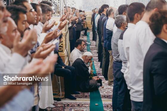 گزارش تصویری | اقامه نماز عید قربان در حرم رضوی (۱۶ خرداد ۱۴۰۴)
