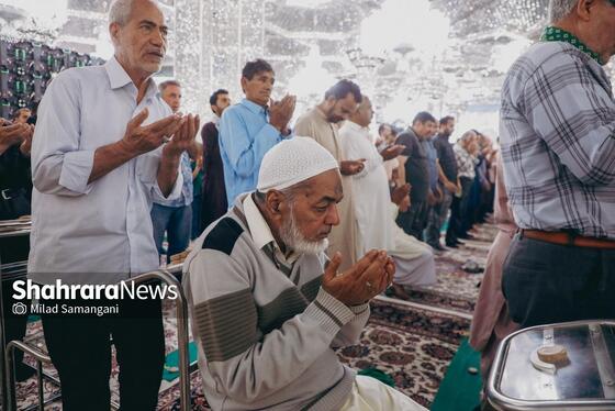 گزارش تصویری | اقامه نماز عید قربان در حرم رضوی (۱۶ خرداد ۱۴۰۴)