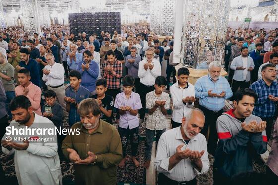 گزارش تصویری | اقامه نماز عید قربان در حرم رضوی (۱۶ خرداد ۱۴۰۴)
