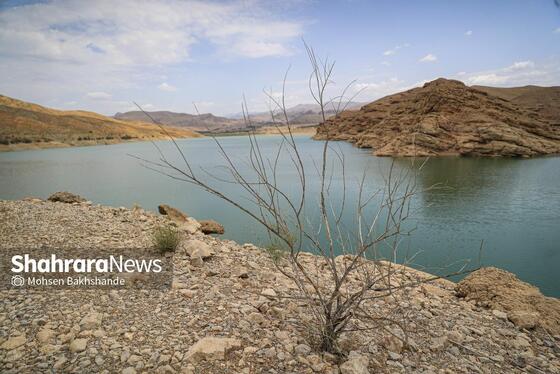 گزارش تصویری | زخم تشنگی بر پیکر سد کارده
