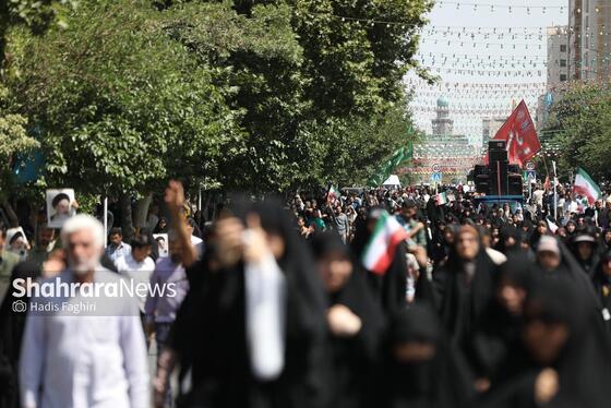 گزارش تصویری | راهپیمایی ضدصهیونیستی در مشهد (۲۳ خرداد ۱۴۰۴)