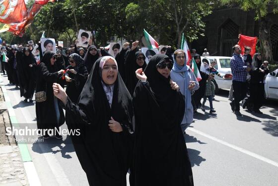 گزارش تصویری | راهپیمایی ضدصهیونیستی در مشهد (۲۳ خرداد ۱۴۰۴)
