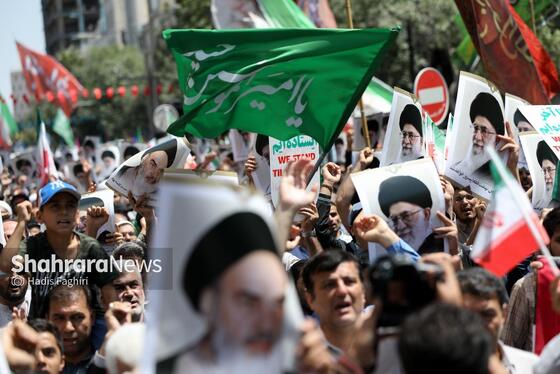 گزارش تصویری | راهپیمایی ضدصهیونیستی در مشهد (۲۳ خرداد ۱۴۰۴)