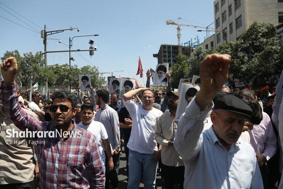 گزارش تصویری | راهپیمایی ضدصهیونیستی در مشهد (۲۳ خرداد ۱۴۰۴)