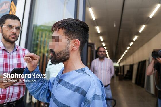 گزارش تصویری | بازسازی صحنه قتل در خیابان توس ۳۳ مشهد