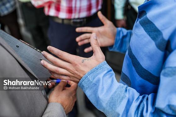 گزارش تصویری | بازسازی صحنه قتل در خیابان توس ۳۳ مشهد