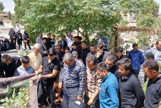 گزارش تصویری | تشییع پیکر شهید افغانستانی حملات اخیر اسرائیل به تهران