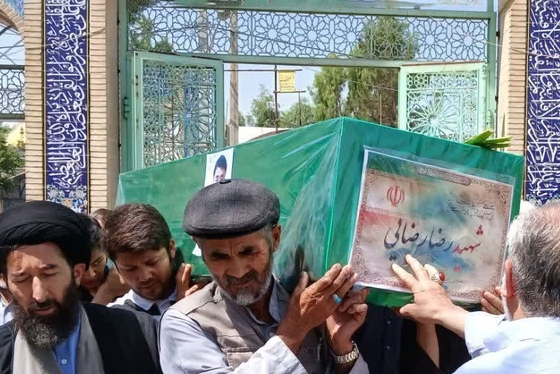 گزارش تصویری | تشییع پیکر شهید افغانستانی حملات اخیر اسرائیل به تهران