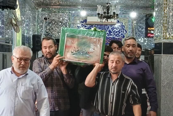 گزارش تصویری | تشییع پیکر شهید افغانستانی حملات اخیر اسرائیل به تهران