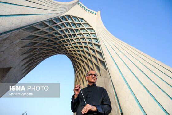 گزارش تصویری | اجرای ارکستر سمفونیک تهران در میدان آزادی