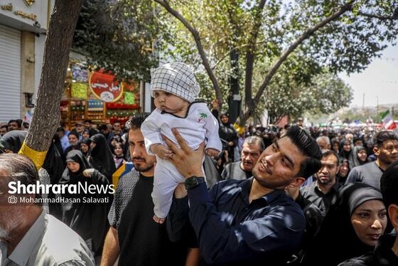 گزارش تصویری | تشییع پیکر مطهر ۱۵ شهید حملات خصمانه اخیر رژیم صهیونیستی به ایران در مشهد مقدس (جمعه ۶ تیر ۱۴۰۴)