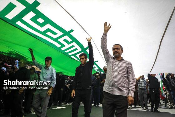 گزارش تصویری | تشییع پیکر مطهر ۱۵ شهید حملات خصمانه اخیر رژیم صهیونیستی به ایران در مشهد مقدس (جمعه ۶ تیر ۱۴۰۴)