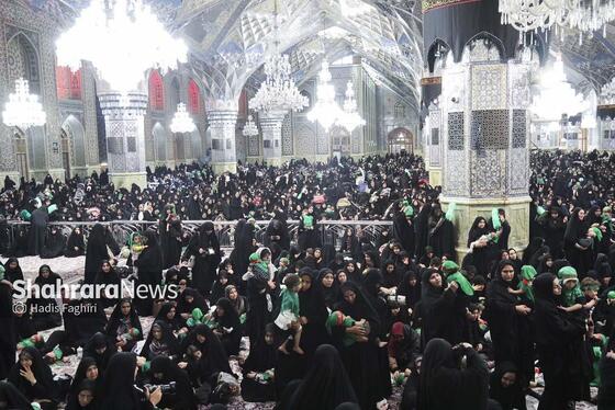 گزارش تصویری | مراسم شیرخوارگان حسینی در حرم امام‌رضا(ع)