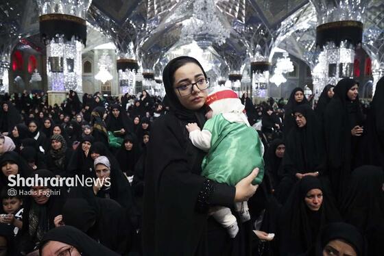 گزارش تصویری | مراسم شیرخوارگان حسینی در حرم امام‌رضا(ع)