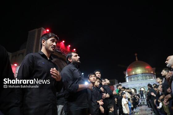 گزارش تصویری | «حسینیه حرم» میزبان عزاداران هندوستانی و پاکستانی