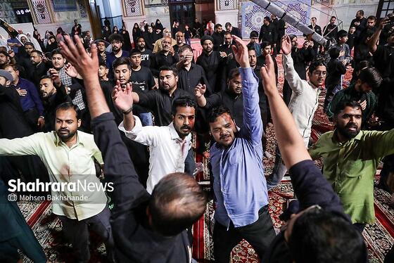 گزارش تصویری | «حسینیه حرم» میزبان عزاداران هندوستانی و پاکستانی