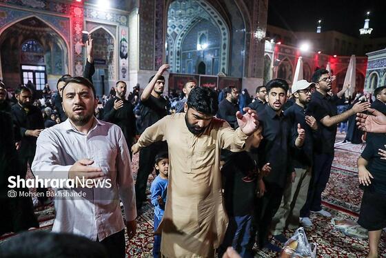 گزارش تصویری | «حسینیه حرم» میزبان عزاداران هندوستانی و پاکستانی