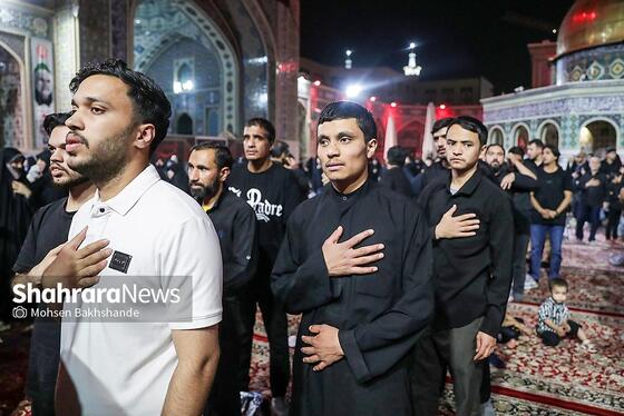 گزارش تصویری | «حسینیه حرم» میزبان عزاداران هندوستانی و پاکستانی