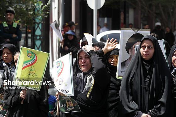گزارش تصویری | تشییع پیکر ۴ شهید حملات رژیم صهیونیستی، در مشهد (۹ تیر ۱۴۰۴)