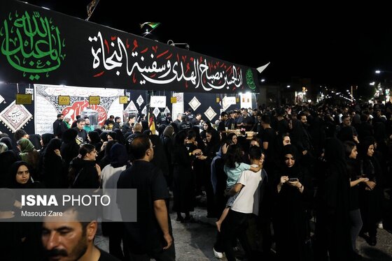 محرم ۱۴۰۴ | عکس‌هایی از عزاداری در دارالعباده یزد