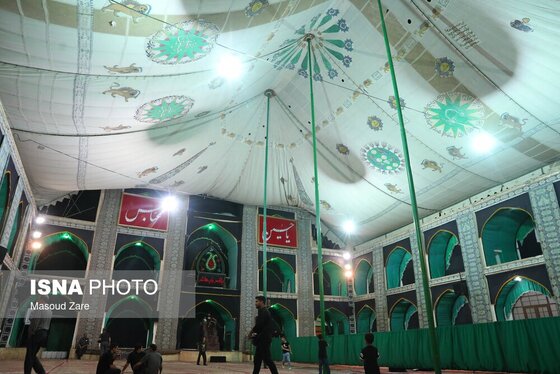 محرم ۱۴۰۴ | عکس‌هایی از عزاداری در دارالعباده یزد