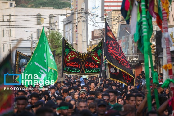محرم ۱۴۰۴ | عکس‌هایی از آیین سنتی «عَلَم پیغمبر» در میناب